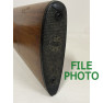 Butt Stock - Hard Wood - Plain - w/ Butt Plate - 2nd Variation - Original